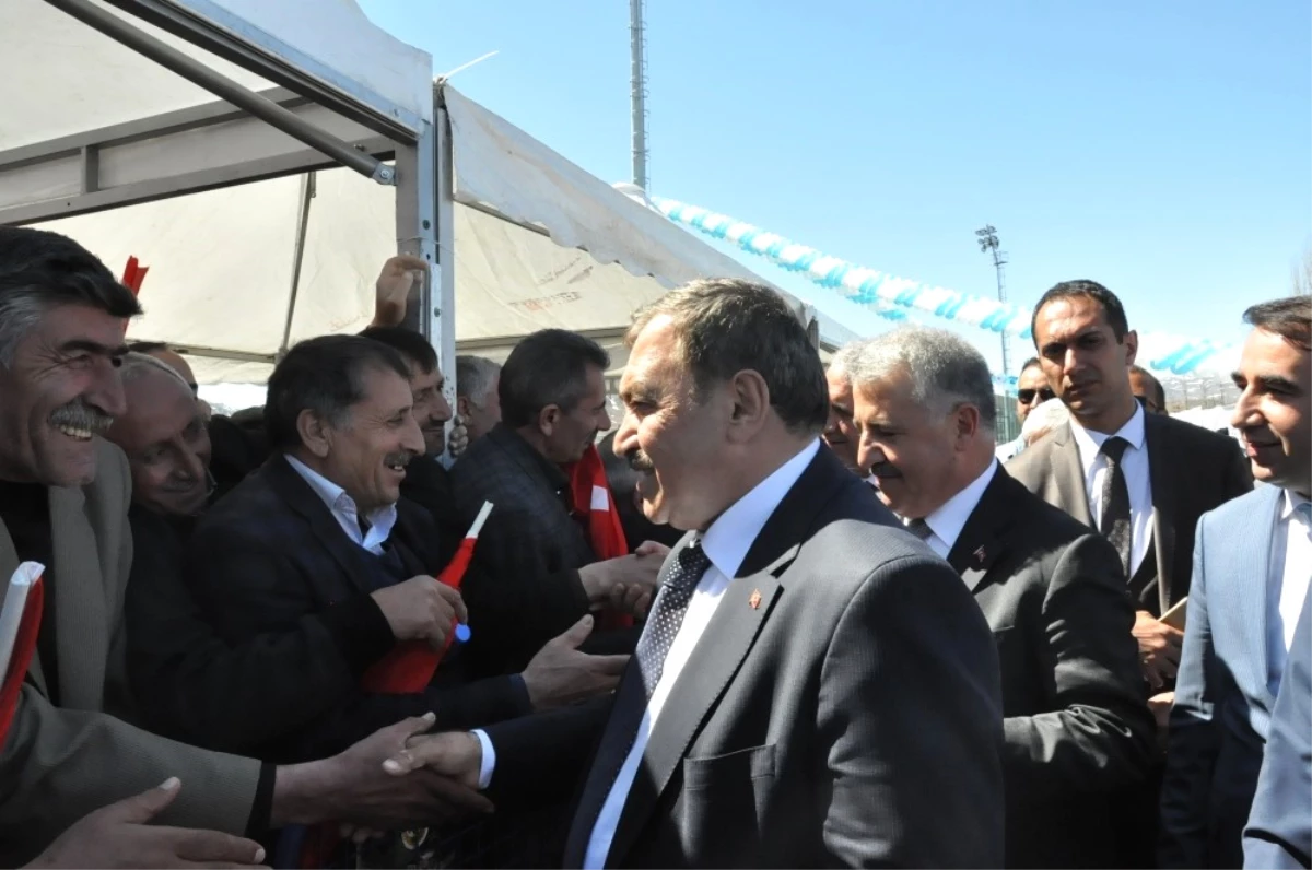 Bakan Arslan ve Eroğlu, Kars\'ta 231 Milyon Liralık Yatırımın Temelini Attı