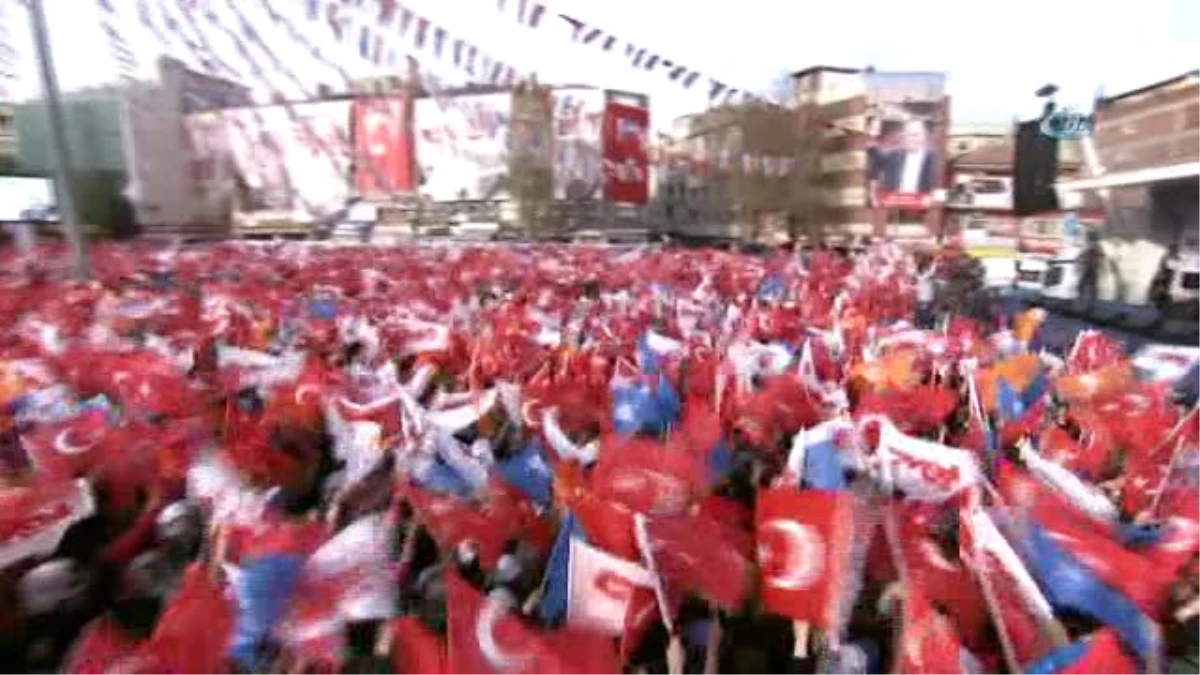 Başbakan Yıldırım: "Büyük Gün Yaklaştıkça Hayır Cephesinden Abuk Sabuk Sesler Yükselmeye Başladı.