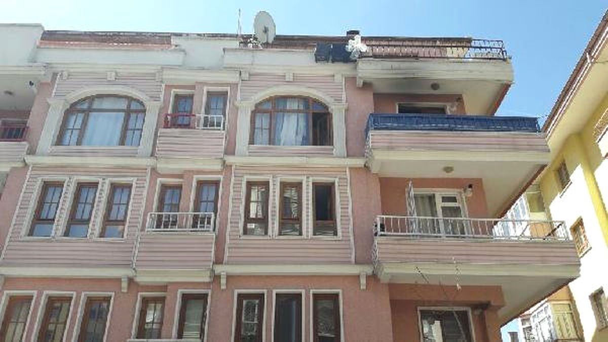 Başkentte Yangın; 2 Yaralı