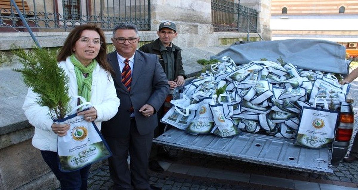 İzmir Orman Bölge Müdürlüğü 20 Bin Fidan Dağıttı