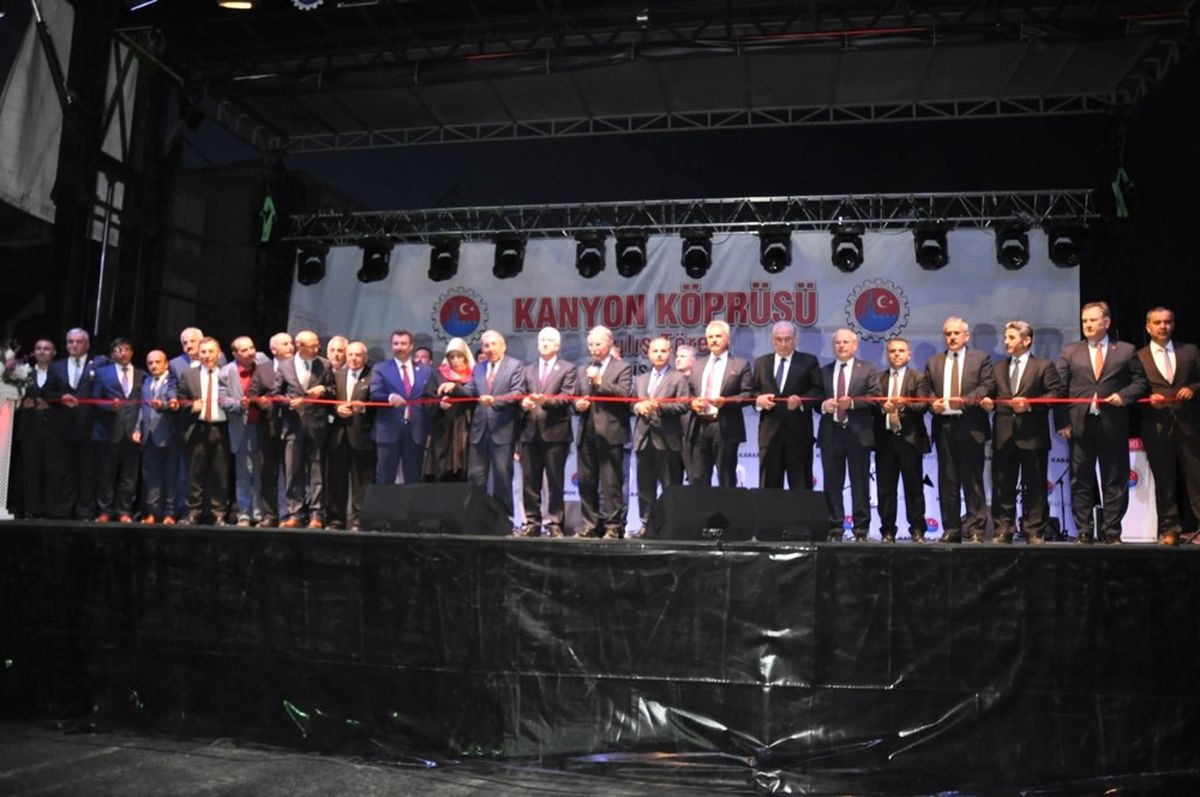 Kanyon Köprü Hizmete Açıldı