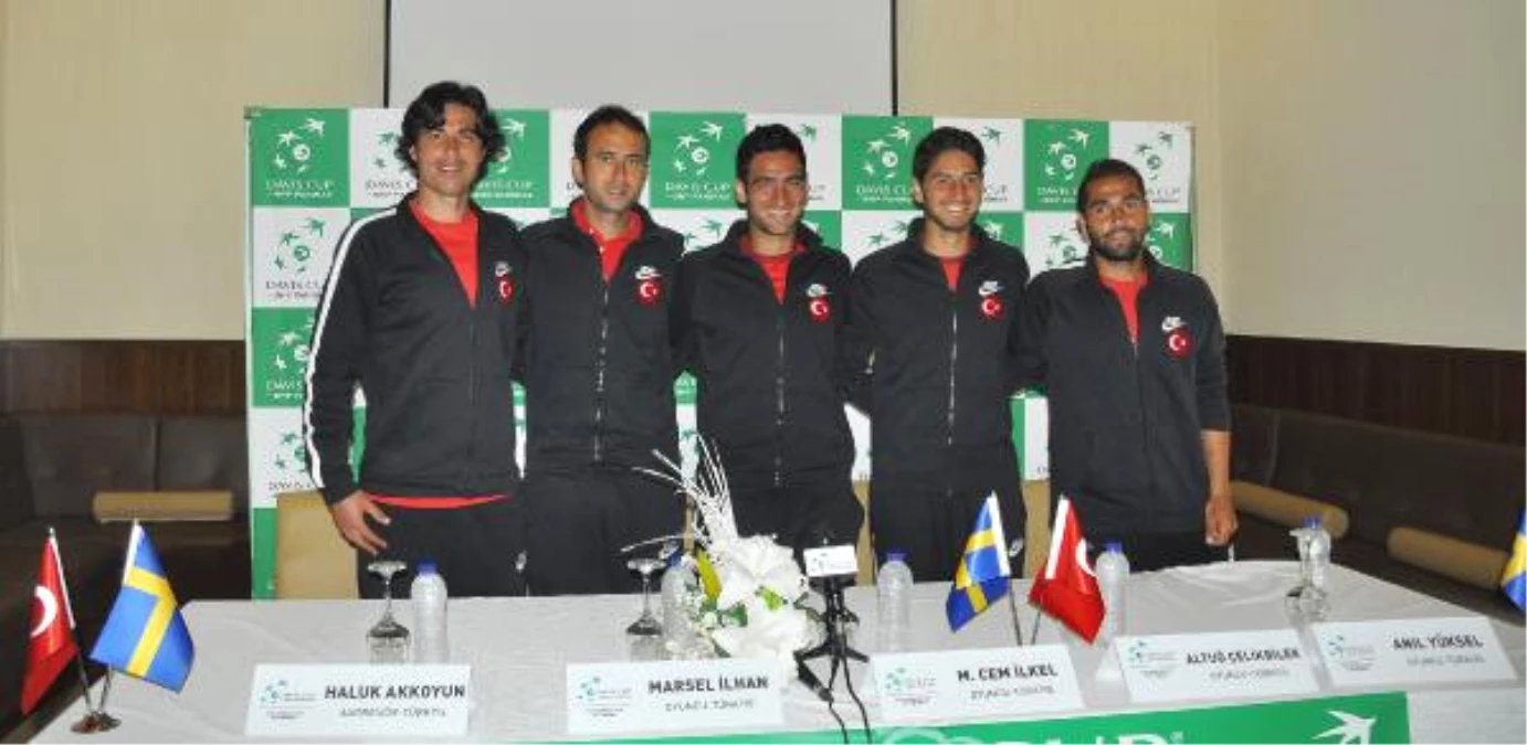 Tükiye-İsveç Davis Cup İçin Karşılaşıyor