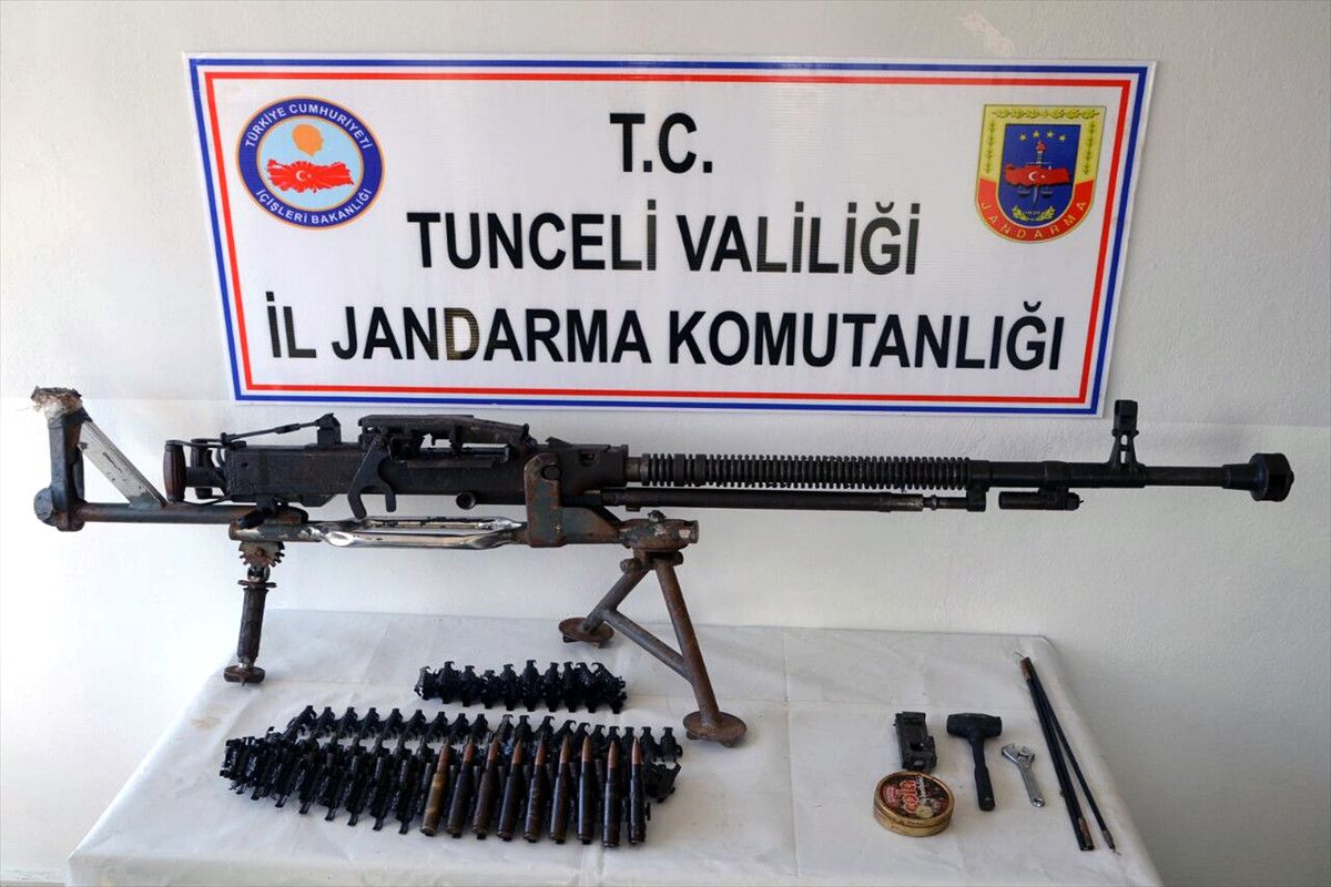 Tunceli\'de Doçka Silahı ve Mühimmatı Ele Geçirildi