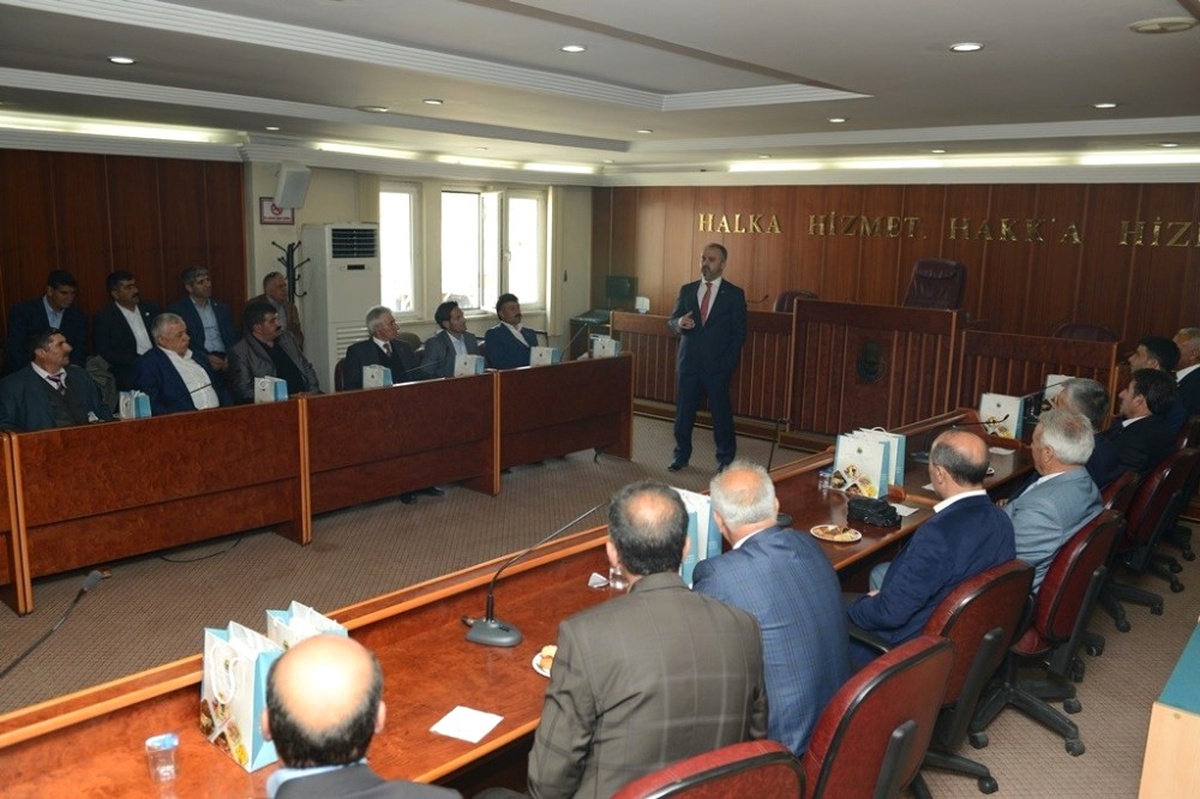 Aktaş Doğubayazıt\'tan Gelen Muhtarları Ağırladı