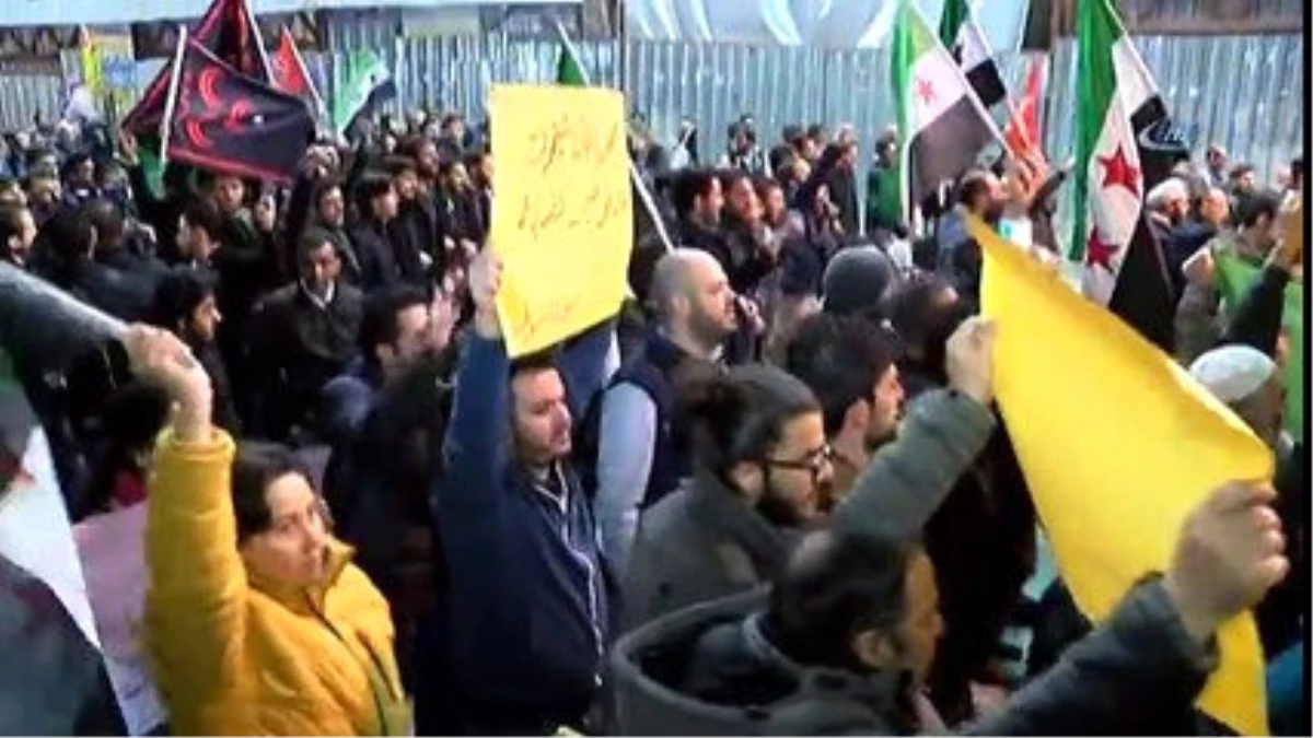 Beyoğlu\'nda İdlib Protestosu