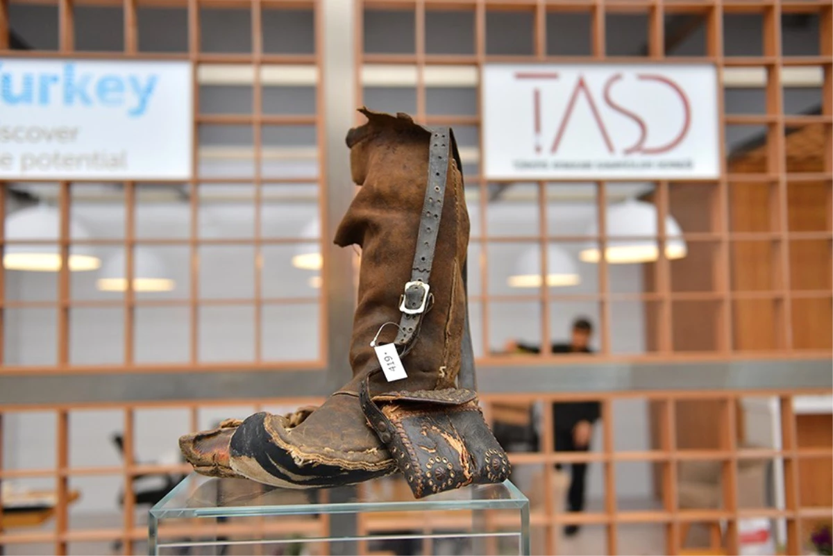 Çanakkale Savaşı\'ndan Kalma 100 Yıllık Ayakkabı Aymod\'da