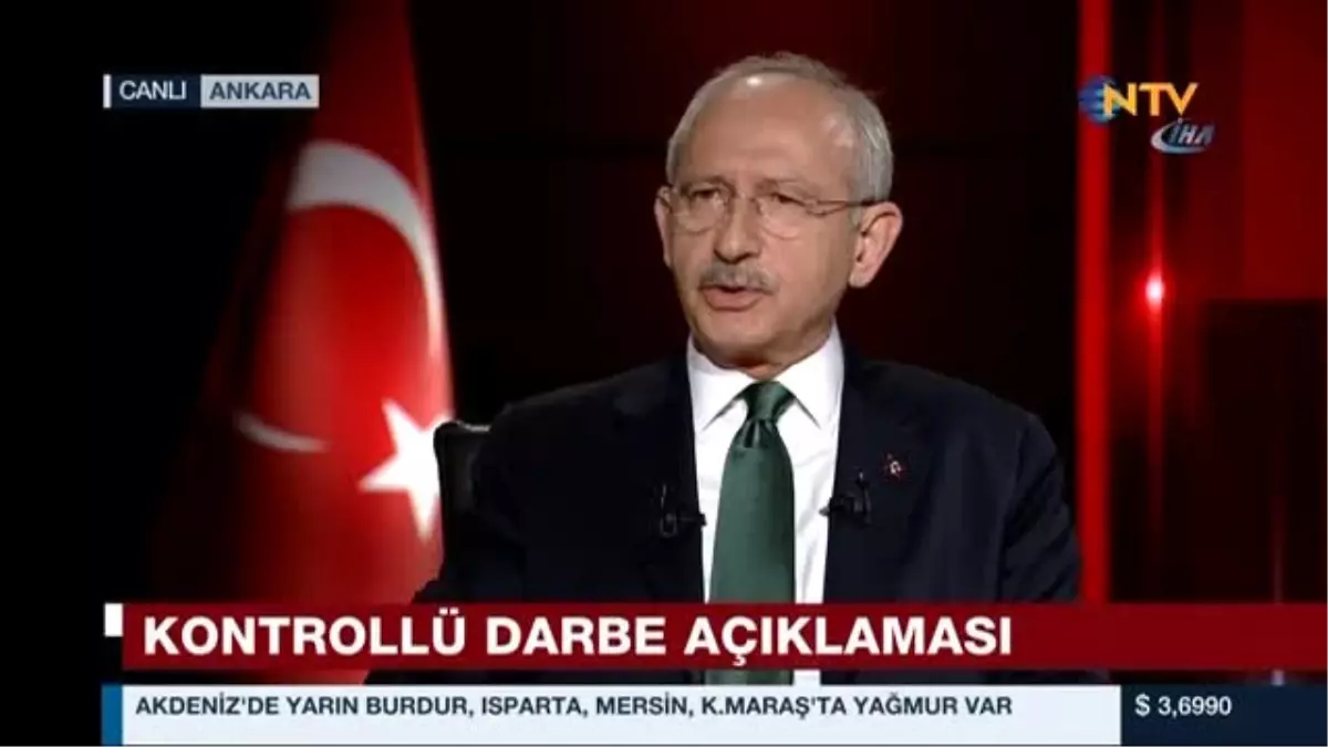 CHP Lideri Kılıçdaroğlu: "Tsk\'da Kriz ve Olağanüstü Durumlarda İlk Haber Alınır Alınmaz Personel...