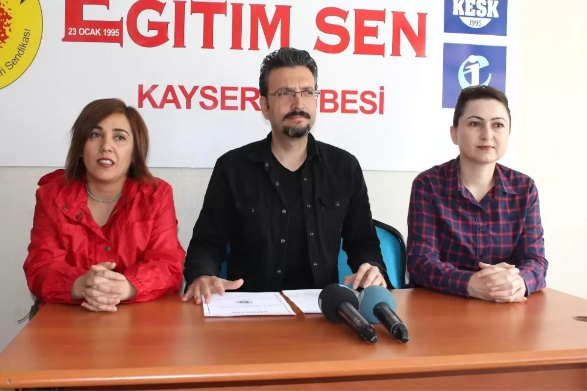 Eğitim-Sen Şube Başkanı Ulaş Apaydın Açıklaması