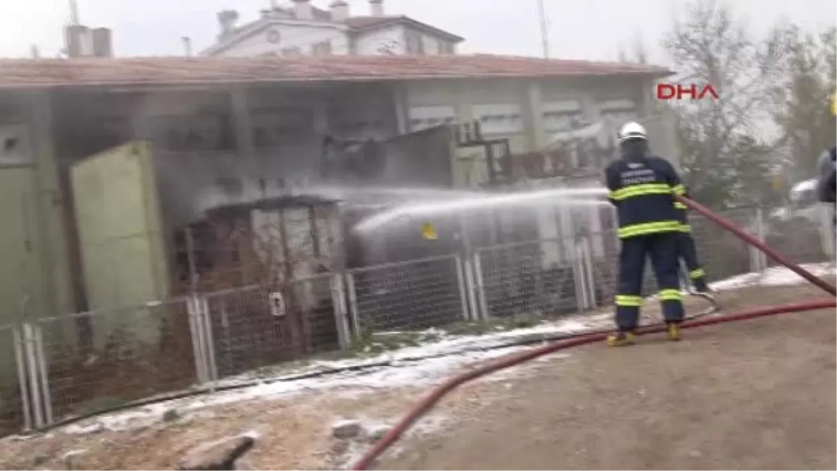 Eskişehir Elektrik Trafosunda Yangın