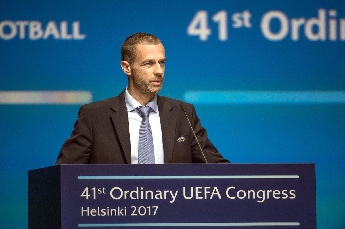 UEFA Başkanı Caferin\'den \'Avrupa Süper Ligi\' Açıklaması