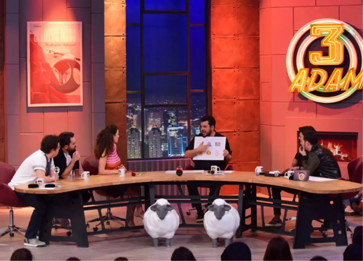 3 Adam ve Konuklarından Emoji Şarkı Yarışması!