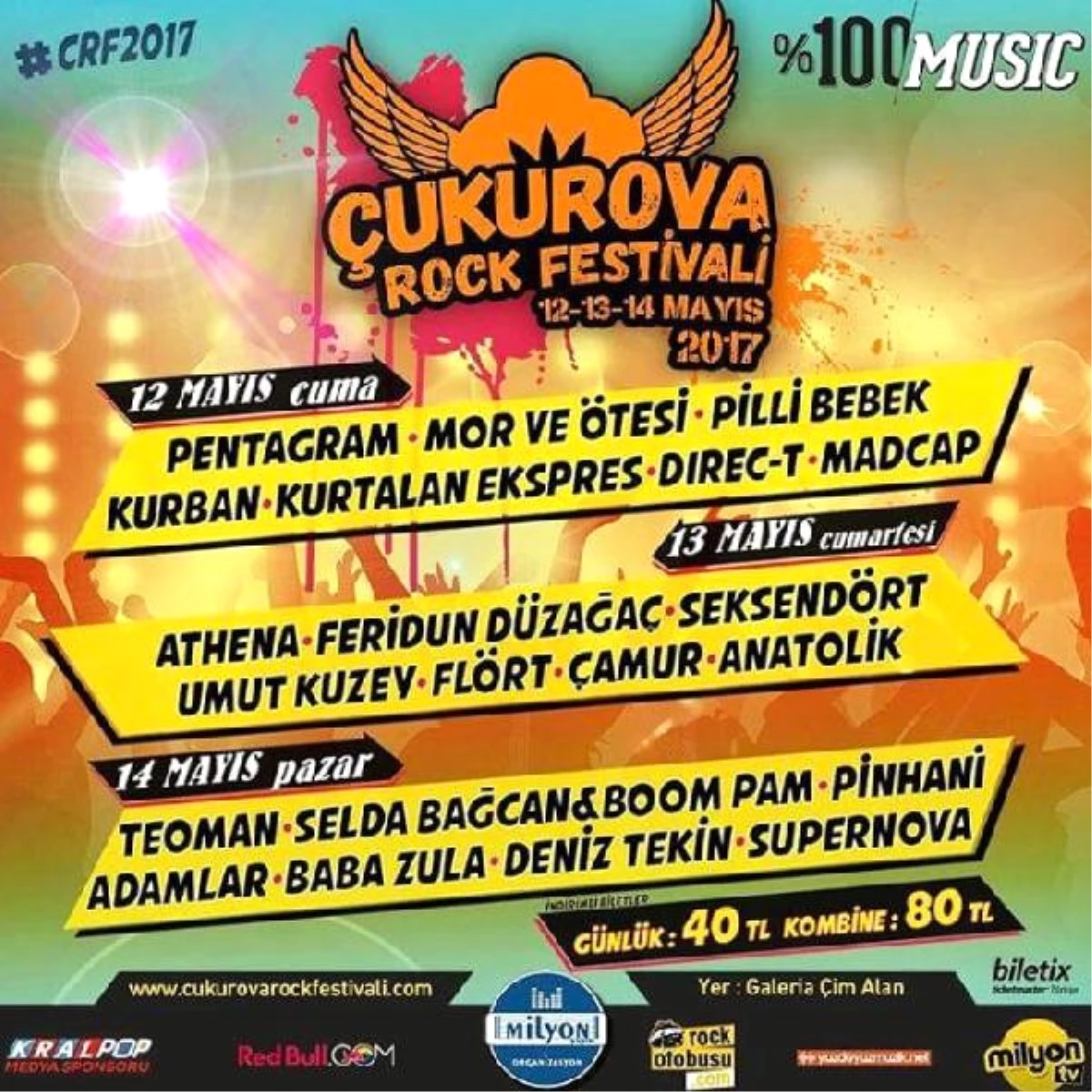 Adana\'da Dev Rock Festivali