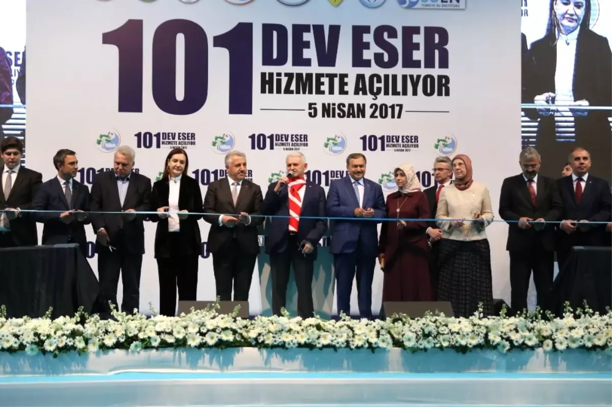 Aydın\'da Tamamlanan Yatırımlar Başbakan Yıldırım Tarafından Hizmete Alındı