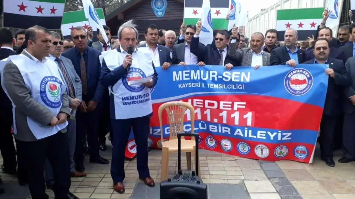 Memur-Sen İl Temsilcisi Aydın Kalkan: "Dünya Soykırımcı Katil ve Zalimlere Ne Zaman Dur Diyecek"