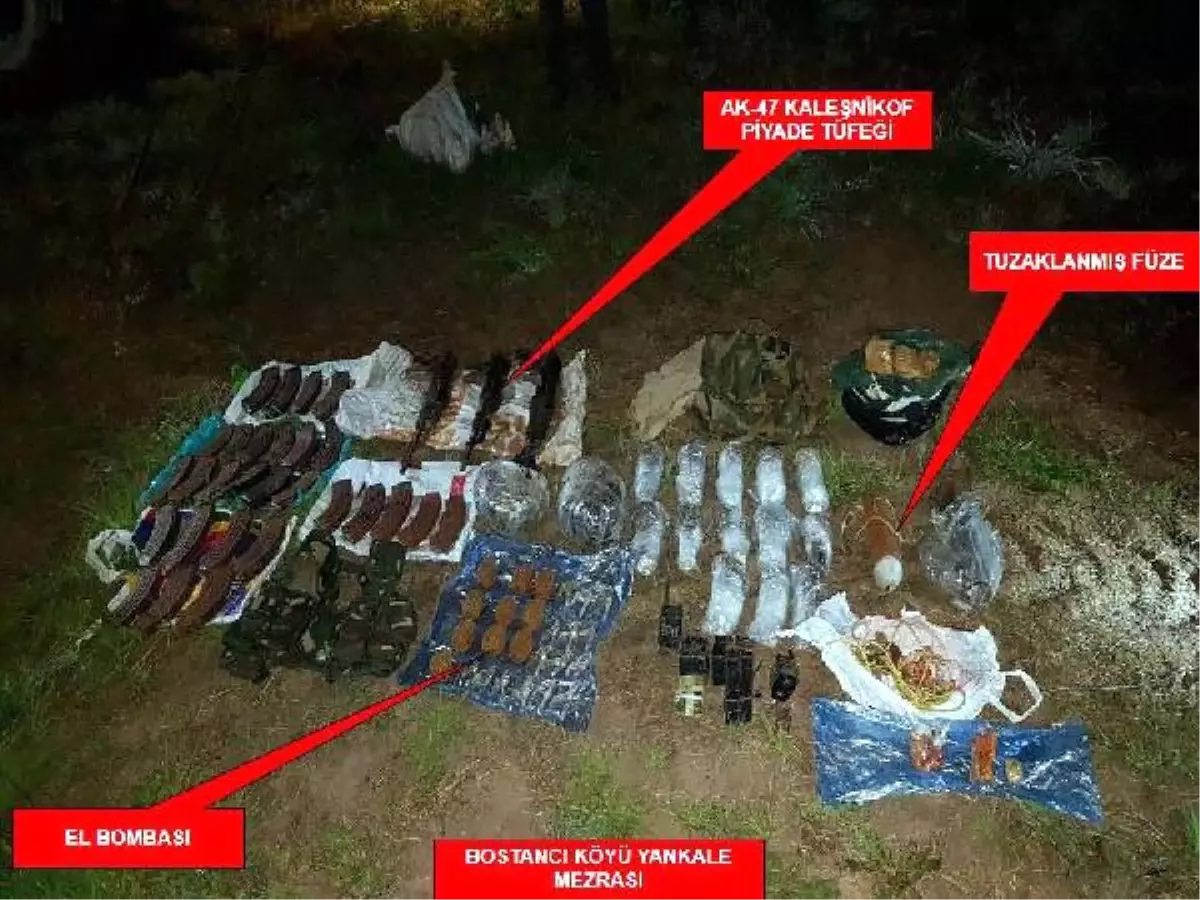 Silopi\'de PKK Silahları, Patlayıcı ve Mühimmat Ele Geçirildi