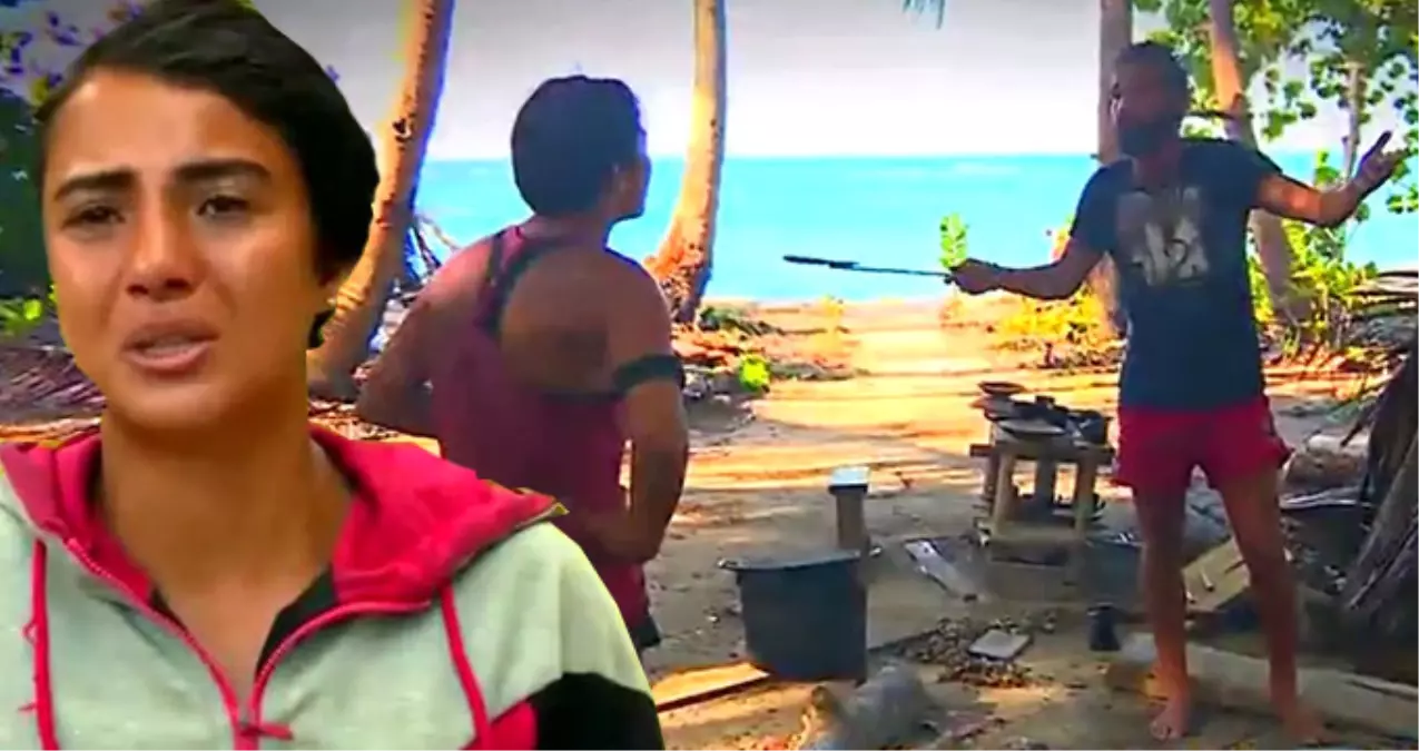 Survivor\'da Adem\'in "Yılan" Deyip Resti Çektiği Sabriye, Gözyaşlarına Boğuldu