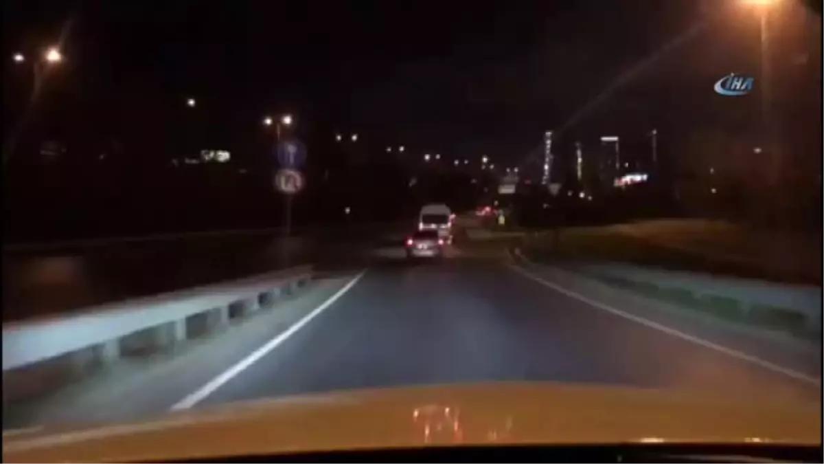 Trafikte Yaşanan Korku Dolu Anlar Kamerada