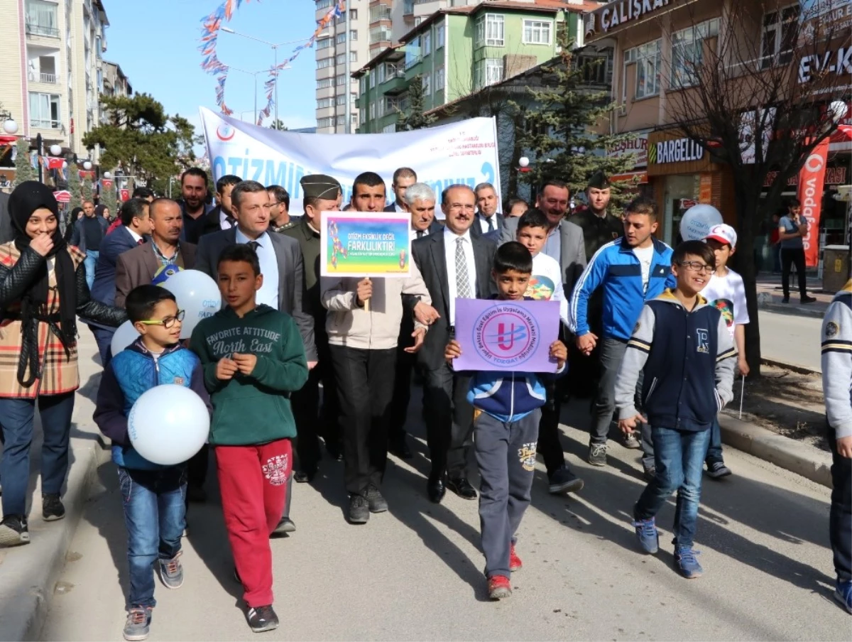 Yozgat\'ta Otizm Farkındalık Yürüyüşü Yapıldı