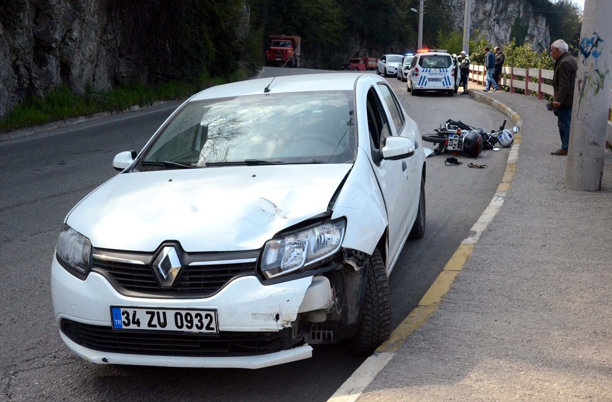 Zonguldak\'ta Trafik Kazası: 1 Yaralı