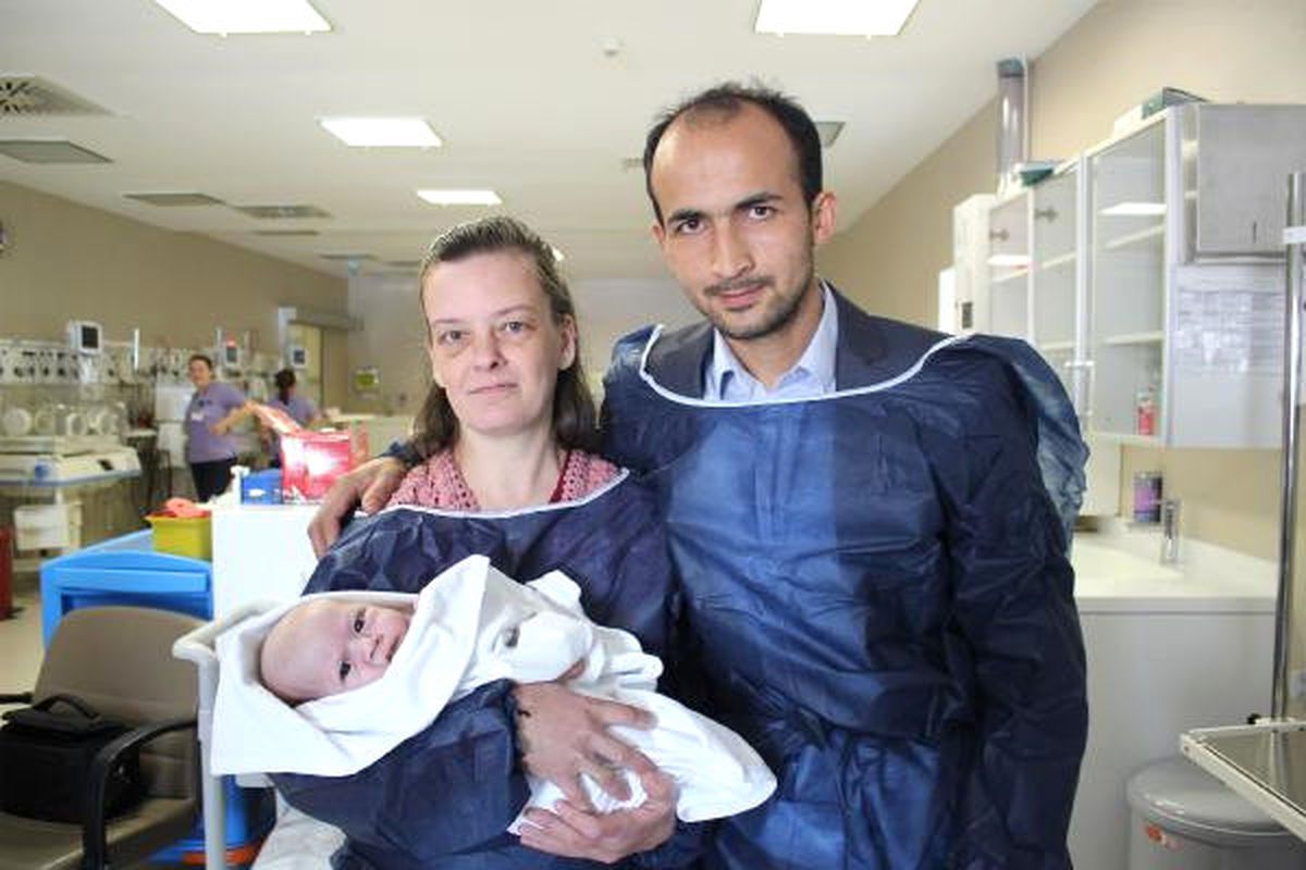 5 Günlük Bebeğe Stent Takıldı
