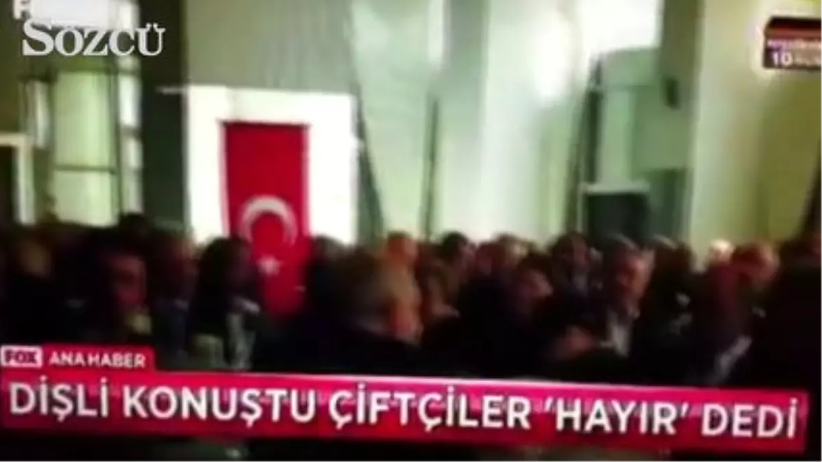 AKP\'li Dişli Çiftçiyi İkna Edemedi: "Kararınız Ne?" Sorusuna "Hayır" Yanıtı