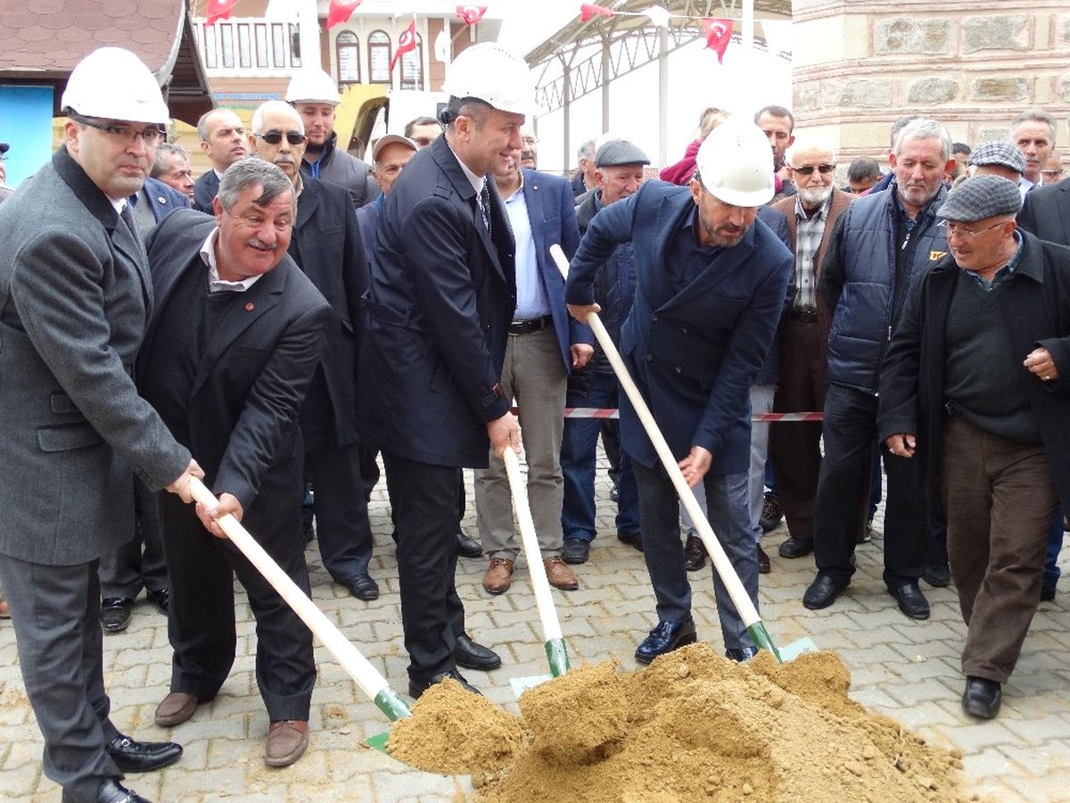 Başkan Doğan, Akmeşe Doğal Gaz Hattının Temelini Attı