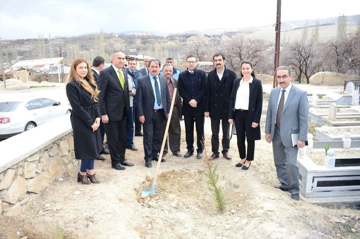 Darende Mezarlığı Yeşillendiriliyor