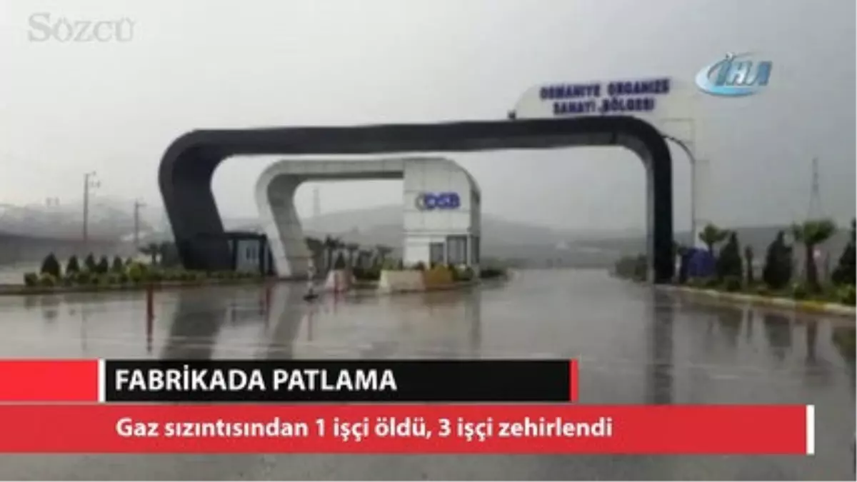 Fabrikada Flor Gazı Sızıntısından 1 İşçi Öldü