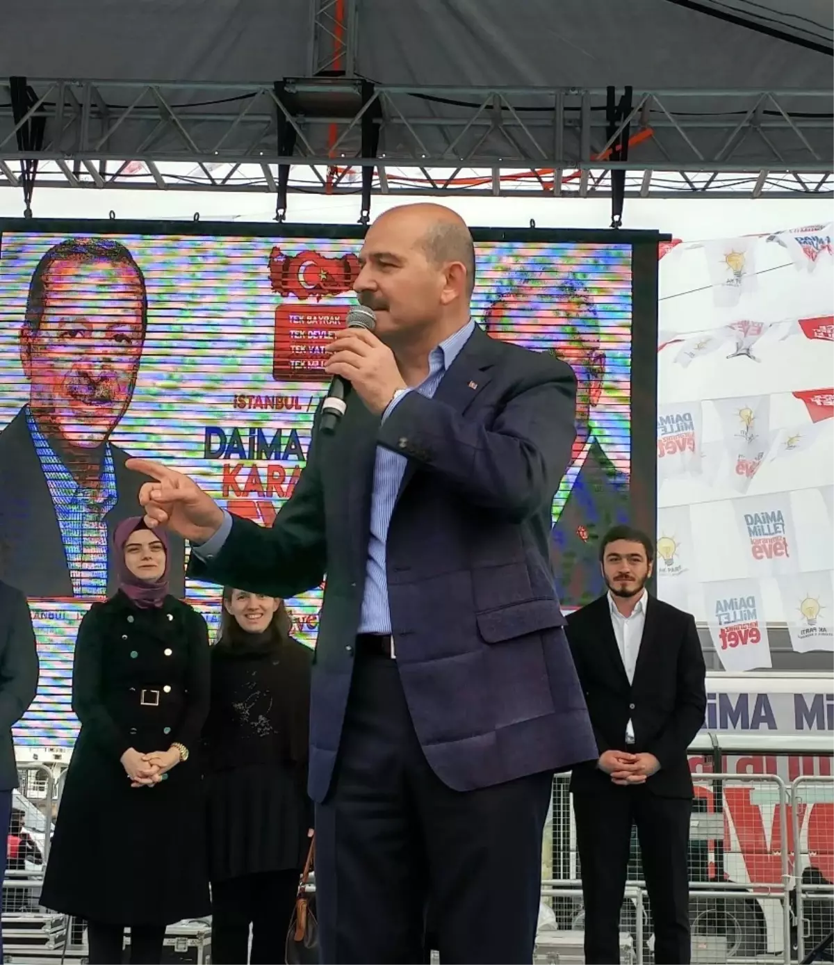 İçişleri Bakanı Süleyman Soylu, Beşiktaş\'ta Konuştu