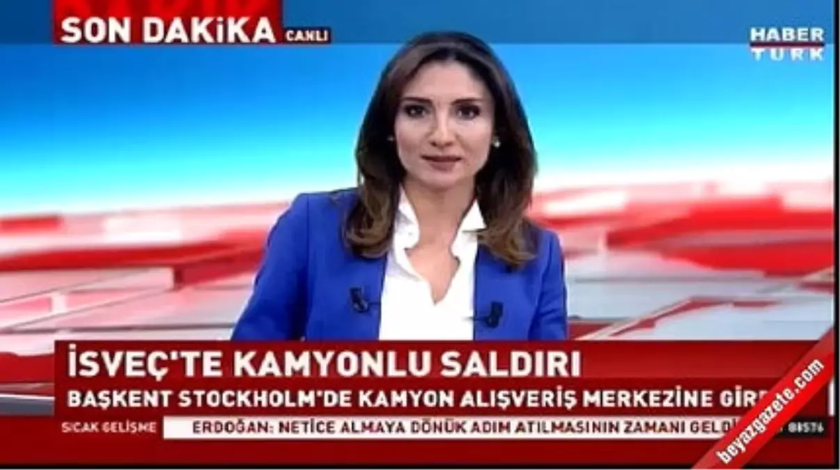 İsveç\'te Kamyonlu Saldırı