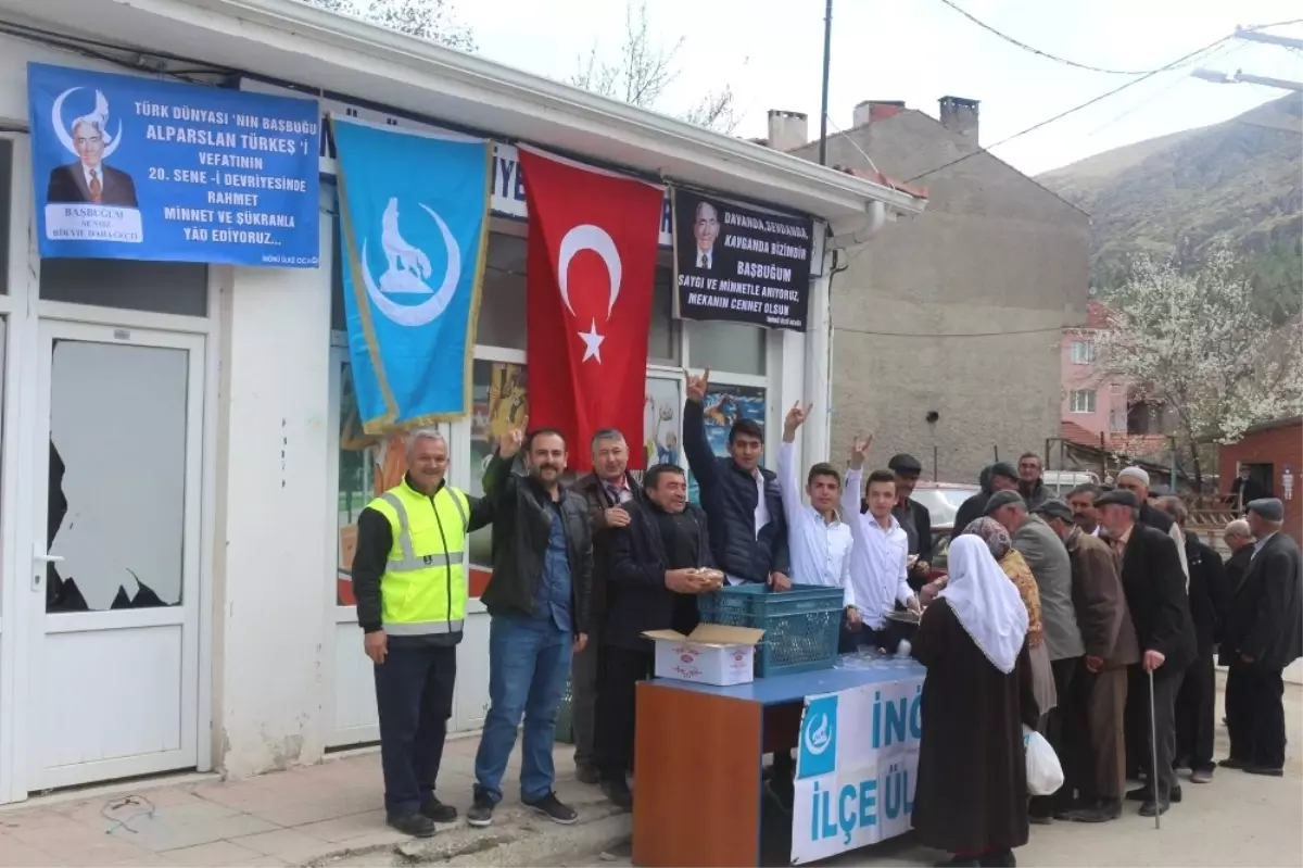 Merhum Alparslan Türkeş İnönü\'de de Anıldı