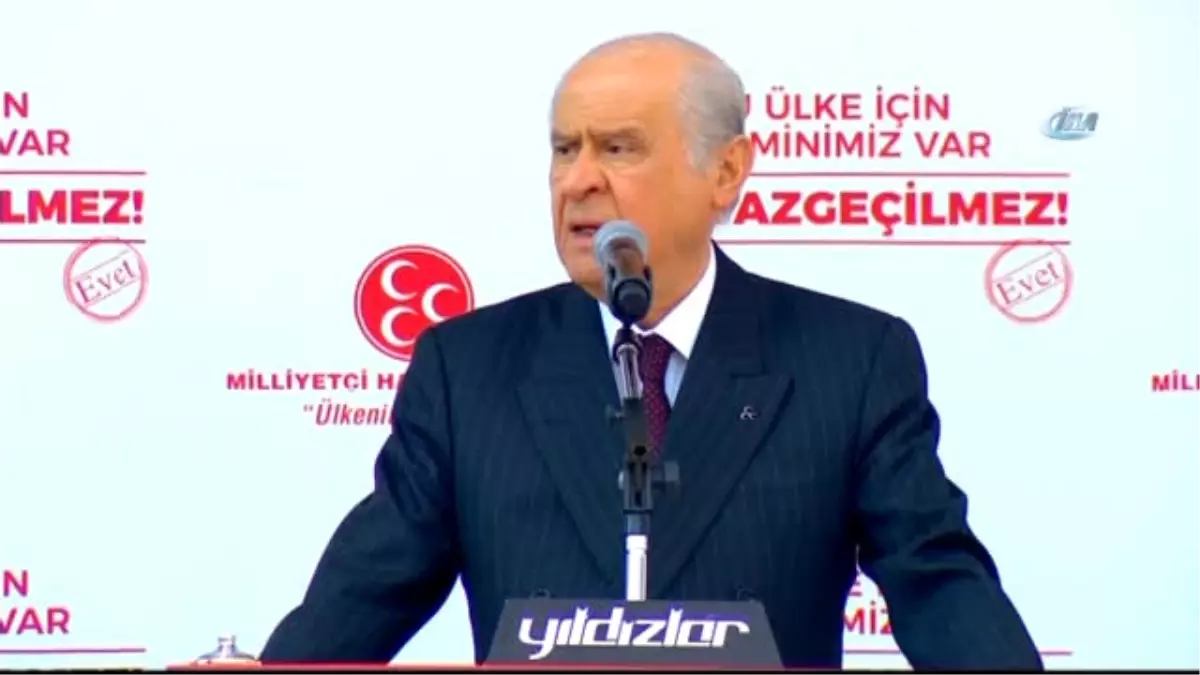 MHP Lideri Bahçeli: "Esad\'ın İnsanlık Dışı Saldırı ve Katliamlarına Verilen Füzeli Karşılık Olumlu...