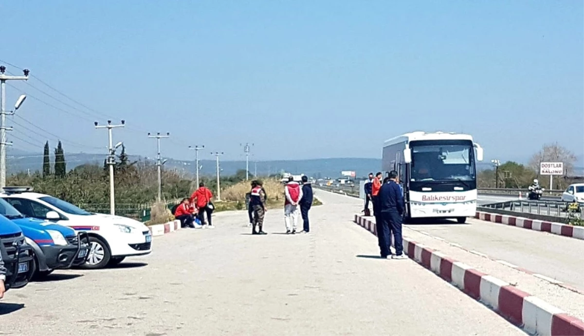 Takım Otobüsleri Maça Giderken Haczedildi