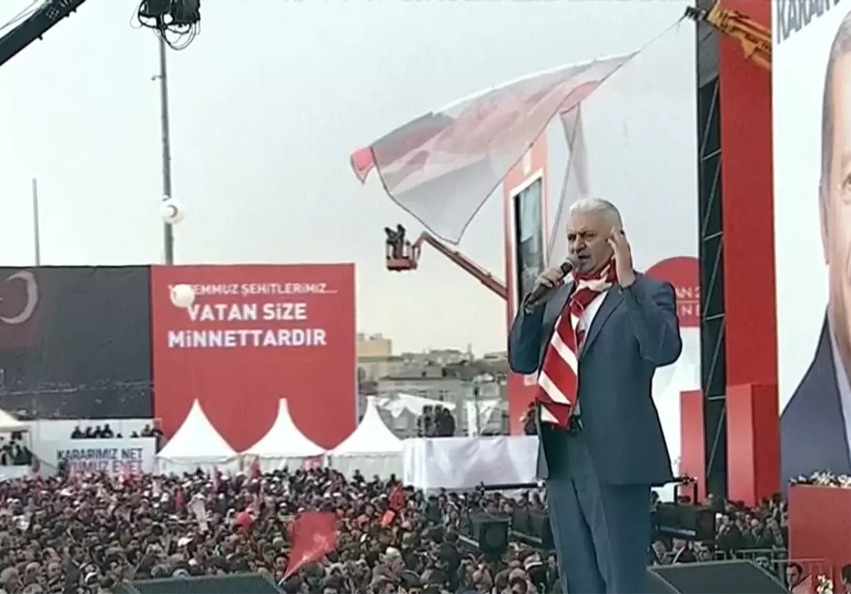 Başbakan Yıldırım Yenikapı\'da Konuştu 1