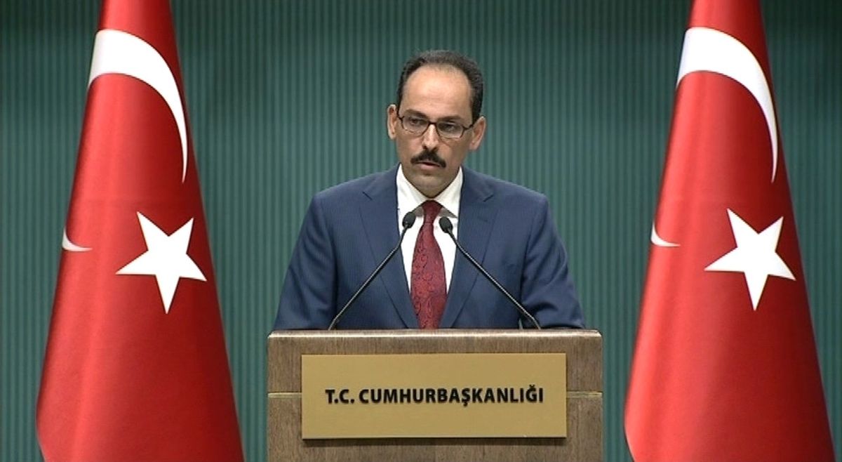 Kalın, \'Abd\'nin Suriye Operasyonunu\' Değerlendirdi