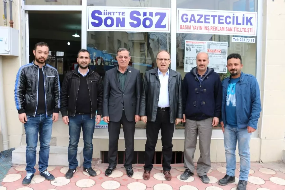 Siirt Valisi Tutulmaz Basın Mensupları ve Esnafı Ziyaret Etti