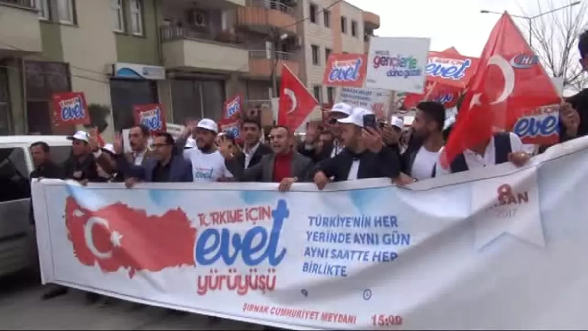 Şırnak\'ta Tügva Yürüyüşü