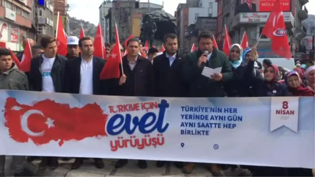 Tügva\'dan Türkiye İçin "Evet" Yürüyüşü