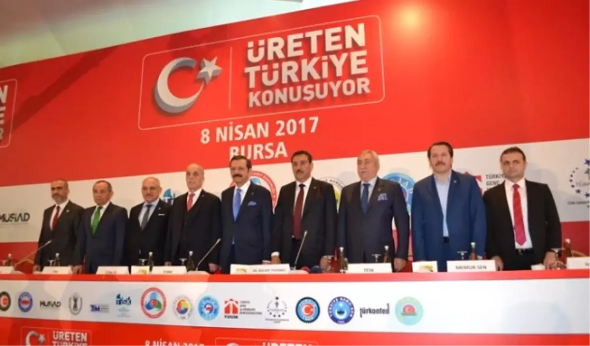 Üreten Türkiye Konuşuyor\' Toplantılarının 3\'üncüsü Bursa\'da Yapıldı