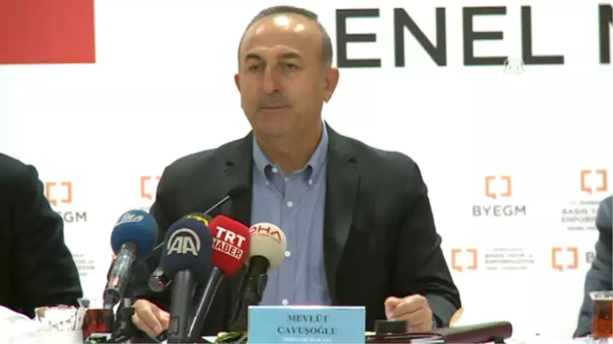 Çavuşoğlu: "Rusya Ile Abd, Suriye\'de Ypg\'yi Birbirine Kaptırmamak Için Mücadele Ediyor"