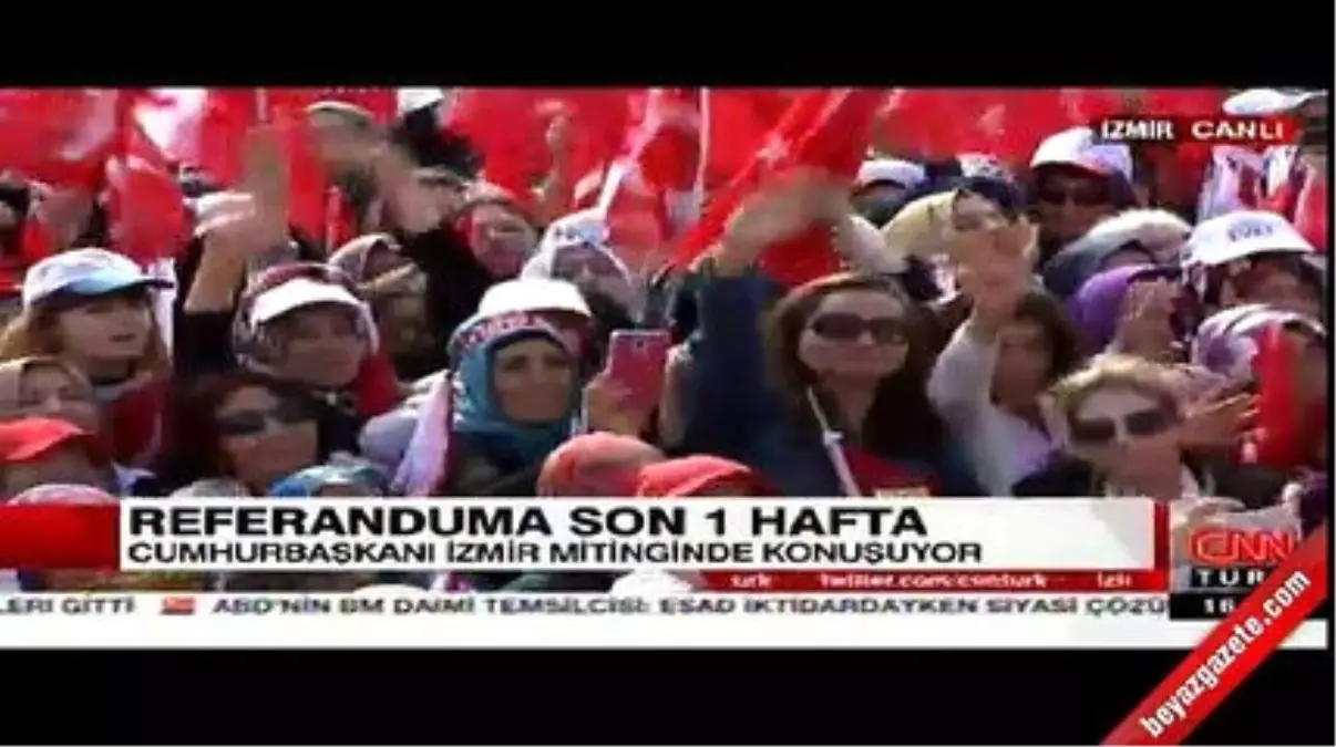 Cumhurbaşkanı Erdoğan\'ın İzmir Konuşması