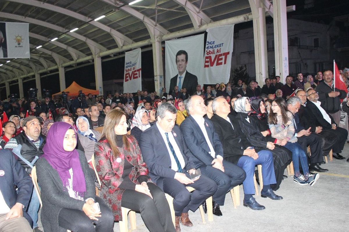 Ekonomi Bakanı Nihat Zeybekci; "16 Nisan\'da Hayırlısı Neyse Cenabı Allah Onu Nasip Etsin"
