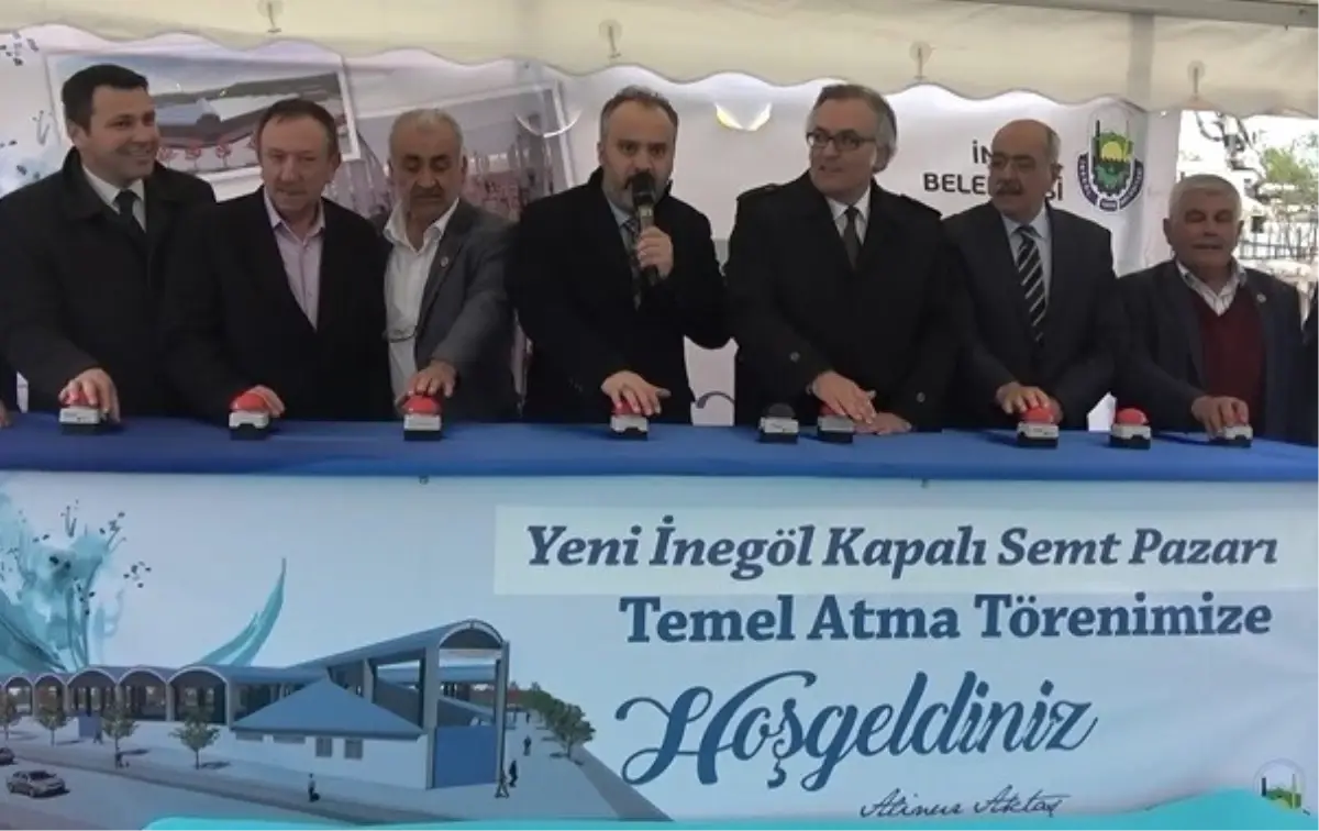 İnegöl Yeni Kapalı Semt Pazarına Kavuşuyor