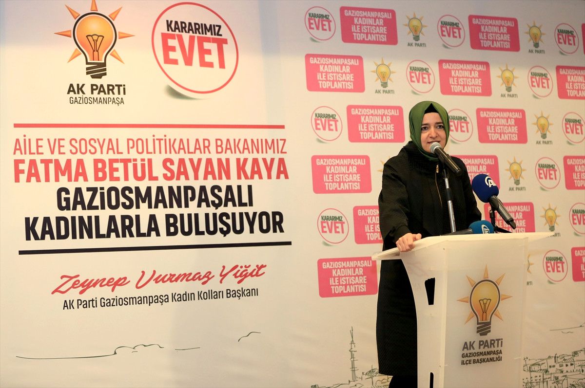 Bakan Kaya Gaziosmanpaşalı Kadınlarla Buluştu