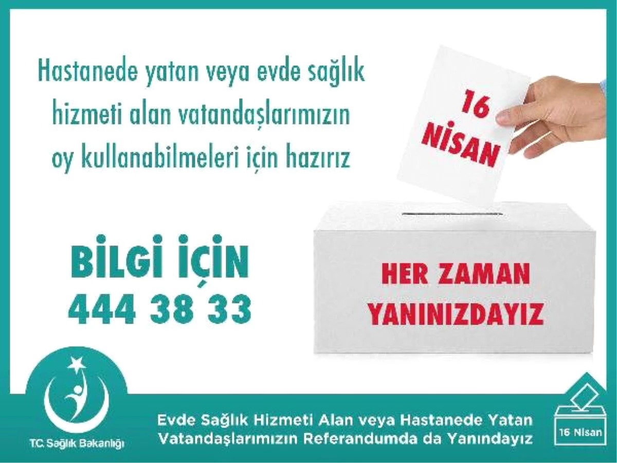 Evde Sağlık Hizmeti Alanlar Sandığa Taşınacak