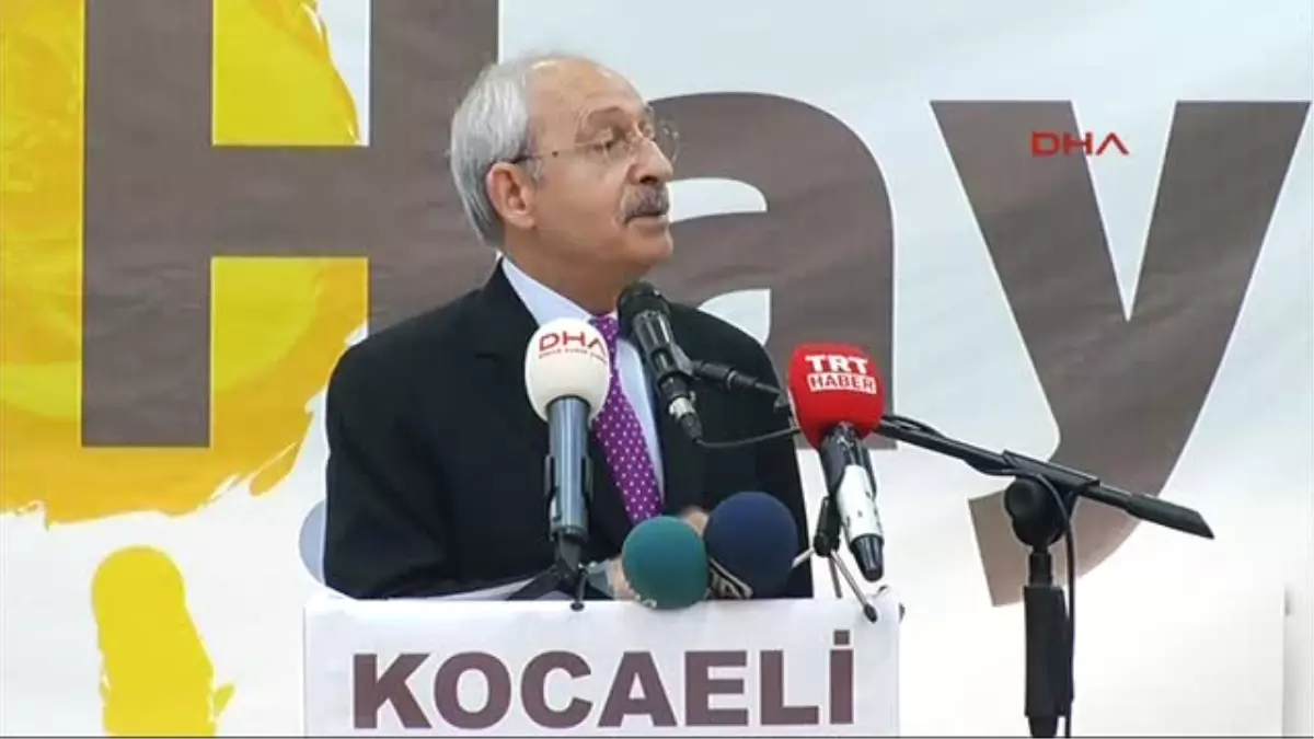 Kocaeli CHP Genel Başkanı Kemal Kılıçdaroğlu Muhtar ve Azalarla Biraraya Geldi