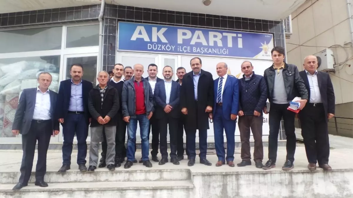 Milletvekili Balta, Ortahisar ve Düzköy İlçelerinde Referandum Çalışmalarını Sürdürdü