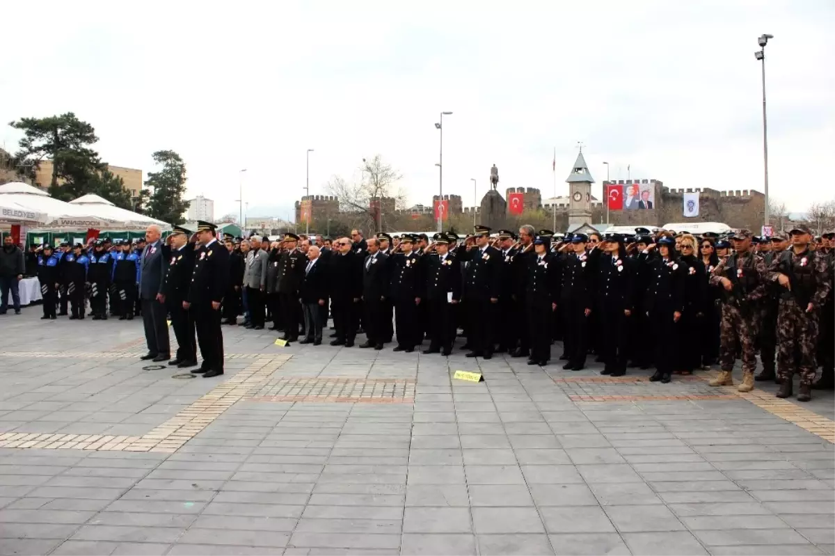 Polis Teşkilatı\'nın Kuruluşunun 172. Yılı Kayseri\'de Kutlandı