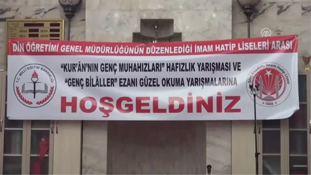 Siirt\'te Hafızlık ve Güzel Ezan Okuma Yarışması