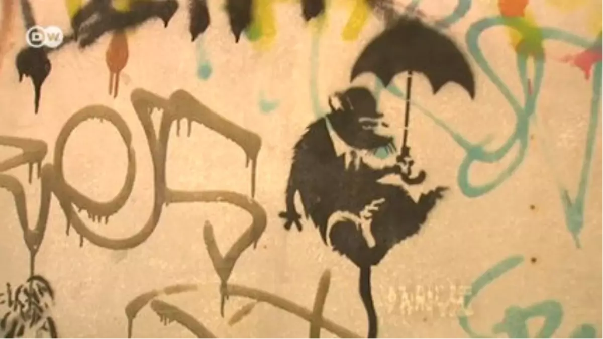 Sokak Sanatçısı Banksy\'nin Eserleri Açık Artırmada